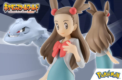 Figurine Jasmine & Steelix Scale World Pokemon