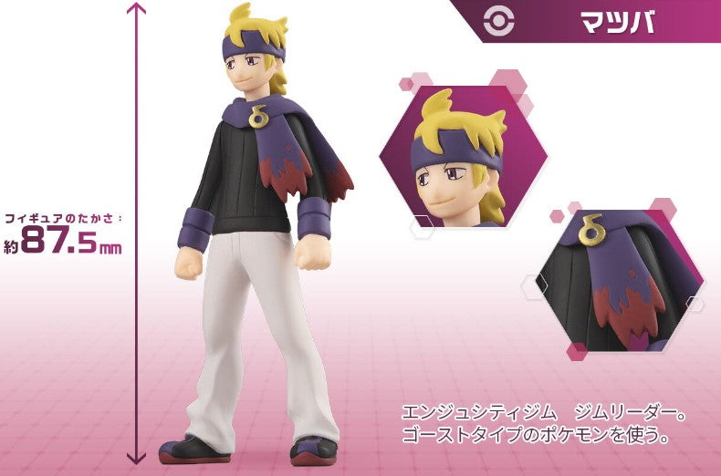 Figurine Mortimer & Celebi & Feuforeve Scale World Pokemon