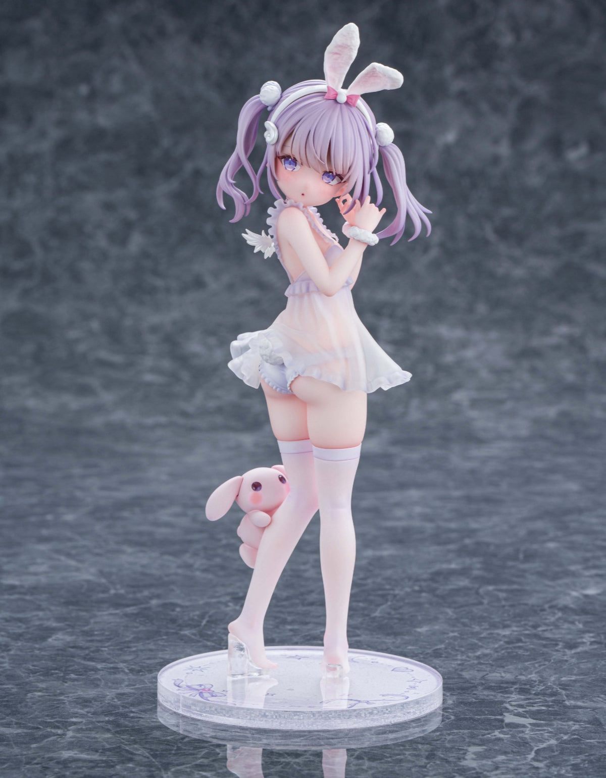 Figurine White Bunny Angel 1/6 Puff Girl Series