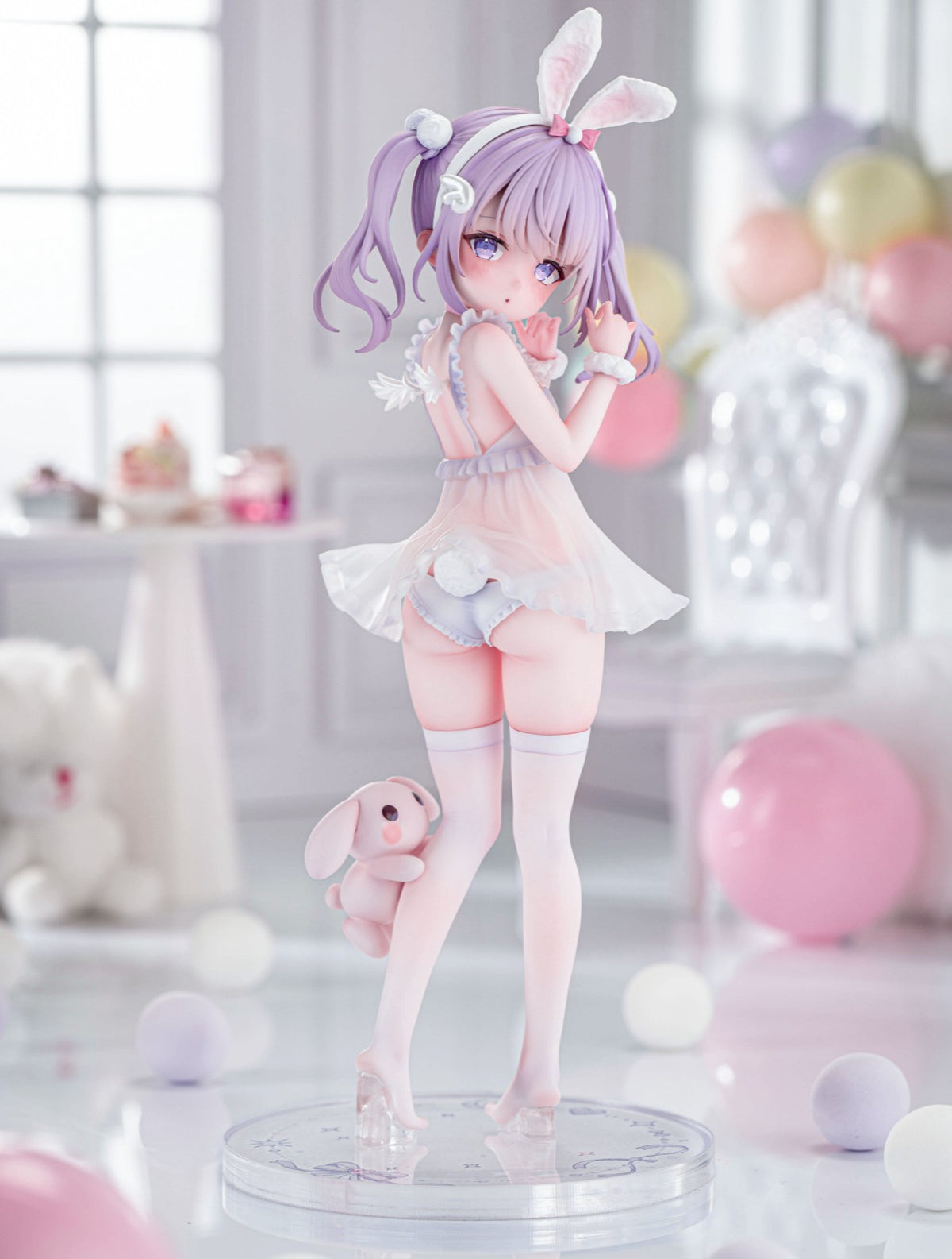 Figurine White Bunny Angel 1/6 Puff Girl Series