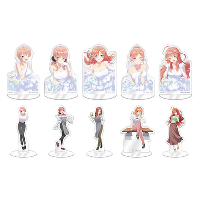 Acrylique Stand Nakano (G) Ichiban Kuji Quintessential Quintuplets Honey Moon 5 Years Later Set Complet