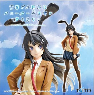 Figurine Mai Sakurajima Bunny Ver. Coreful Taito Rascal Does Not Dream