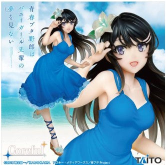 Figurine Mai Sakurajima Summer One Piece Ver. Coreful Taito Rascal Does Not Dream