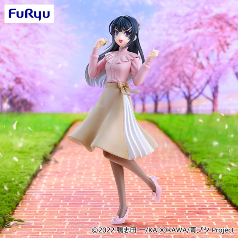 Figurine Mai Sakurajima Spring Ver. Try It Furyu Rascal Does Not Dream
