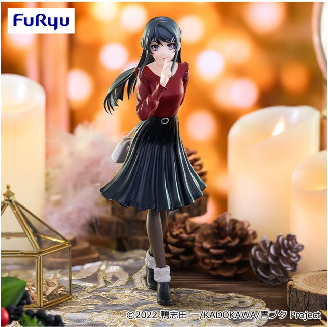 Figurine Mai Sakurajima Winter Ver. Try It Furyu Rascal Does Not Dream