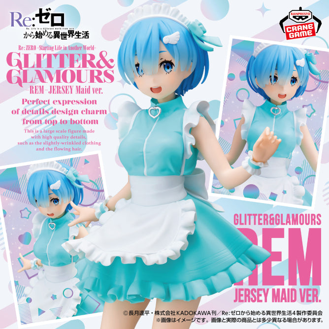 Figurine Rem Maid Jersey Ver. Glitter & Glamours Re:Zero Starting Life in Another World