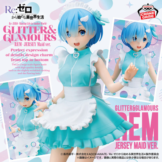 Figurine Rem Maid Jersey Ver. Glitter & Glamours Re:Zero Starting Life in Another World