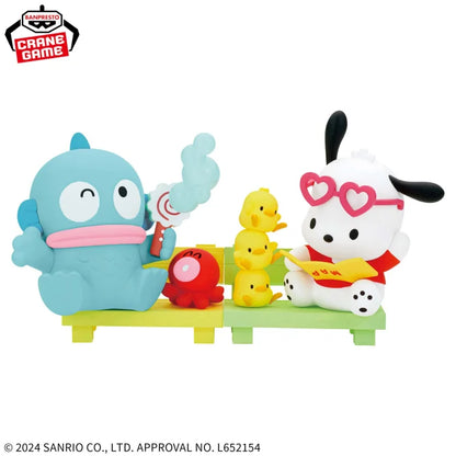 Figurine Hangyodon & Pochacco Nakayoshi Memories Hello Kitty