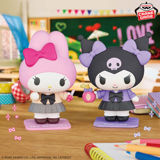 Figurine Kuromi & Melody Cosplay Ver. Nakayoshi Memories Hello Kitty
