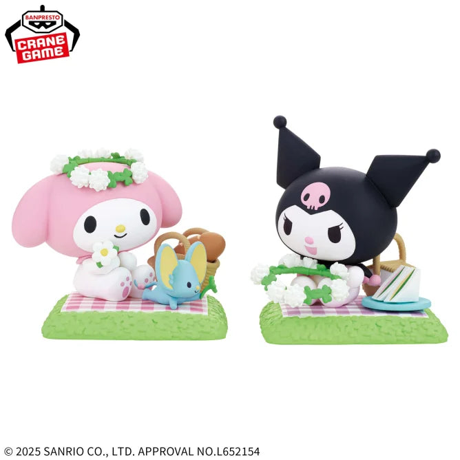 Figurine Melody & Kuromi Vol.02 Nakayoshi Memories Hello Kitty