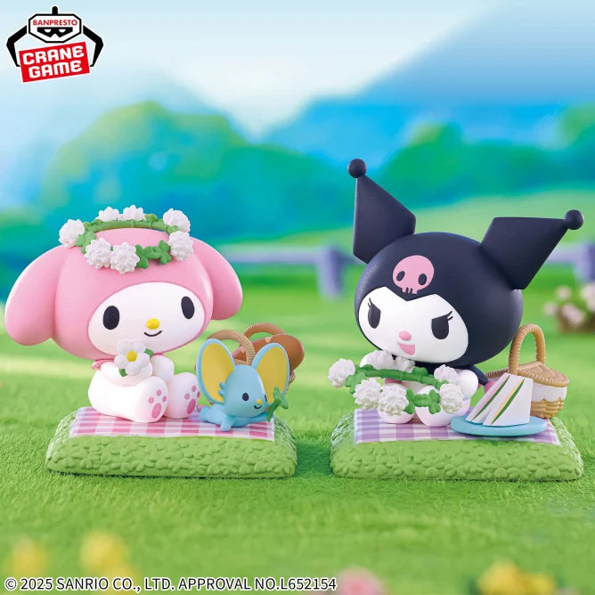Figurine Melody & Kuromi Vol.02 Nakayoshi Memories Hello Kitty
