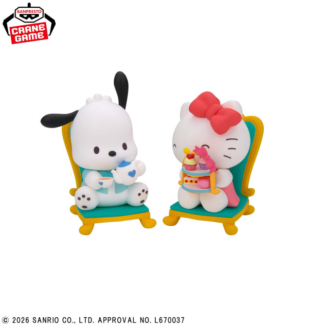 Figurine Hello Kitty & Pochacco Nakayoshi Memories Hello Kitty