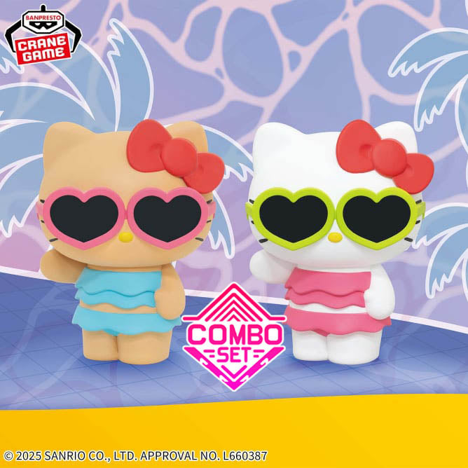 Figurine Hello Kitty Summer Ver. Sofvimates Hello Kitty