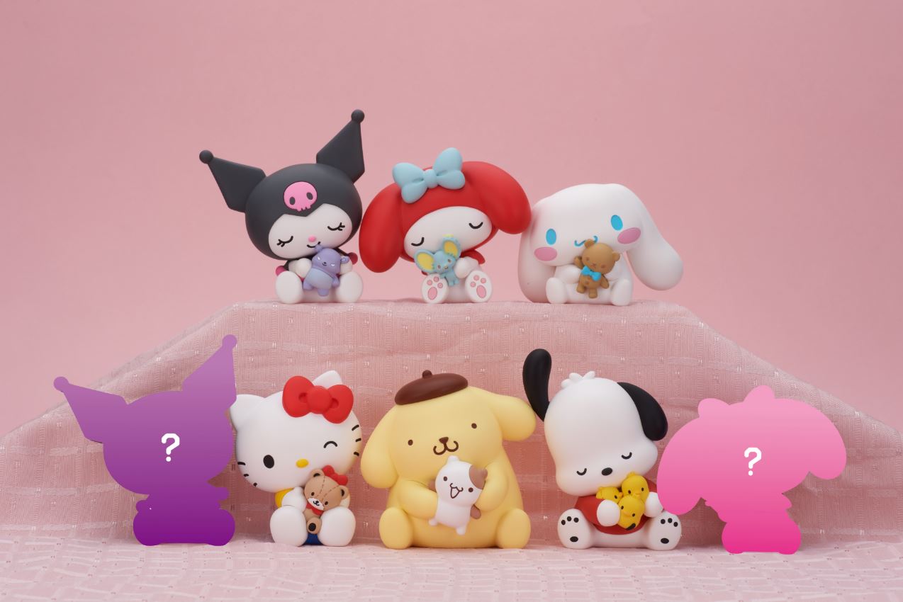 Figurine Hello Kitty Perihapi Sanrio Box 8Pcs