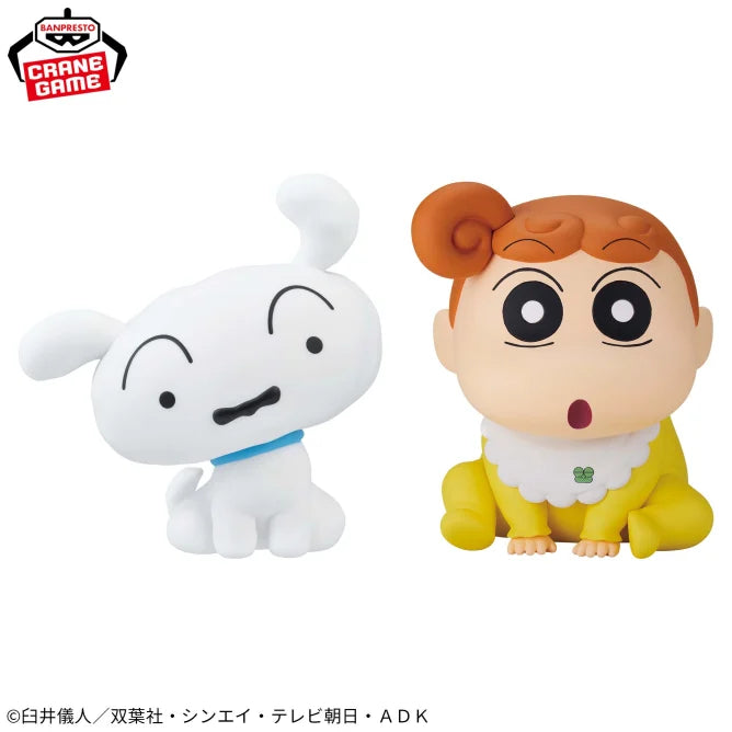 Figurine Himawari & Shiro Sofvimates Shin-chan