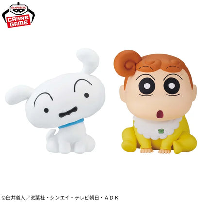 Figurine Himawari & Shiro Sofvimates Shin-chan