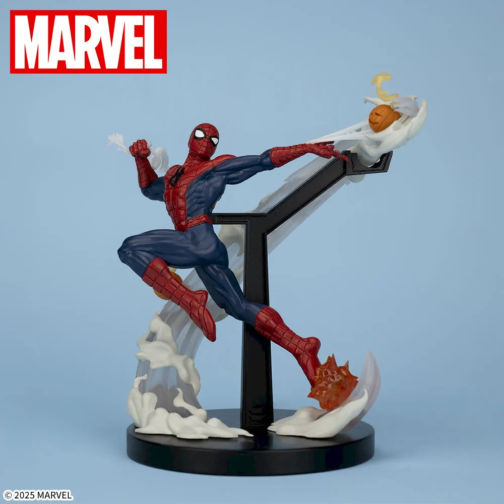 Figurine Spiderman VS Bouffon Vert Act/Cut Luminasta Spiderman Marvel