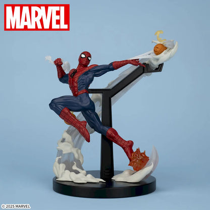 Figurine Spiderman VS Bouffon Vert Act/Cut Luminasta Spiderman Marvel