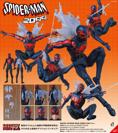 Figurine Spiderman 2099 Mafex Spiderman
