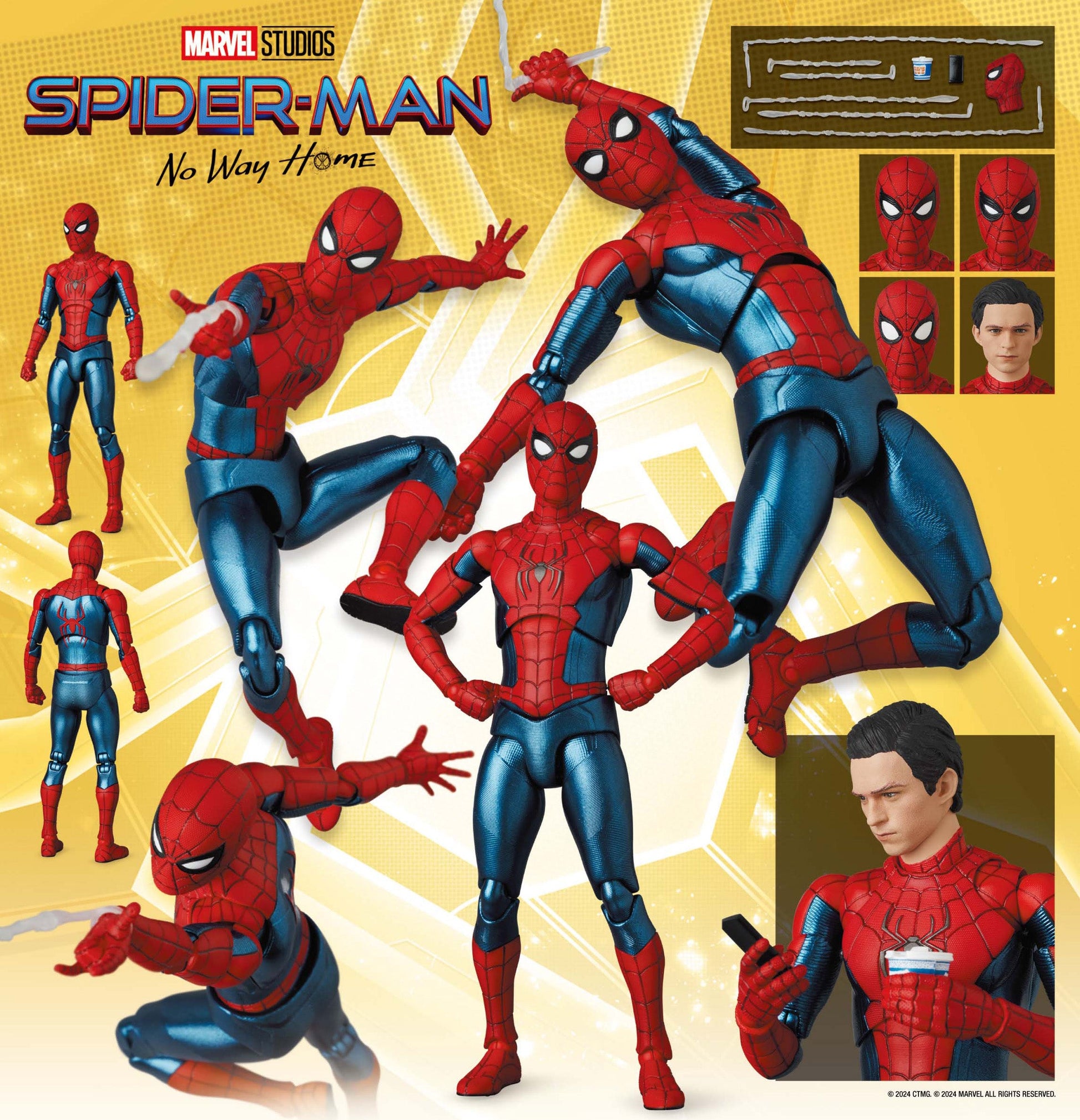 Figurine Spiderman No Way Home Ver. Mafex Spiderman