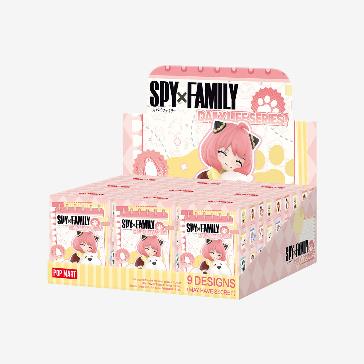 Figurine Spy x Family Daily Life Ver. Popmart Spy x Family 9Pcs