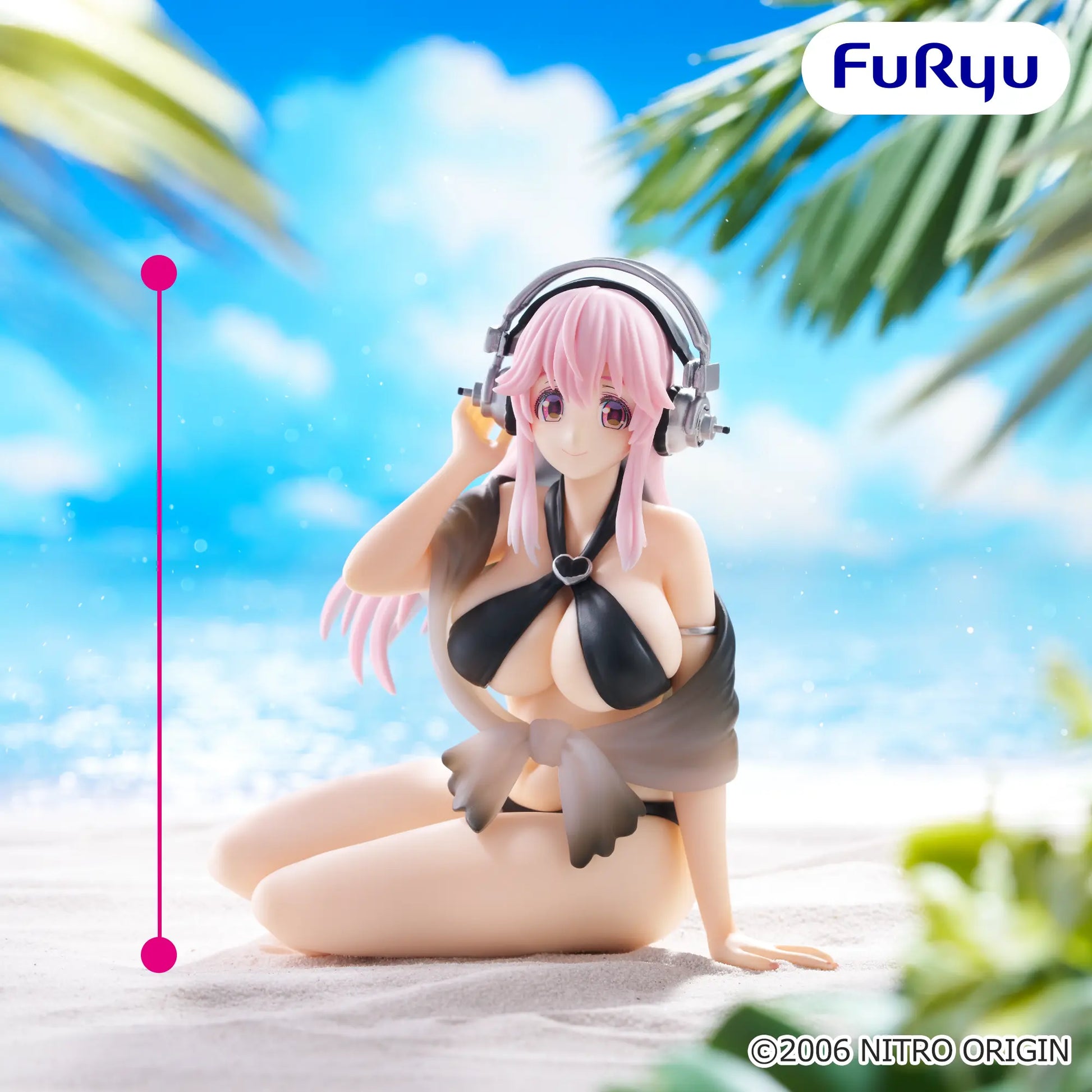 Figurine Sonico Black Ver. Noodle Stop Furyu Super Sonico