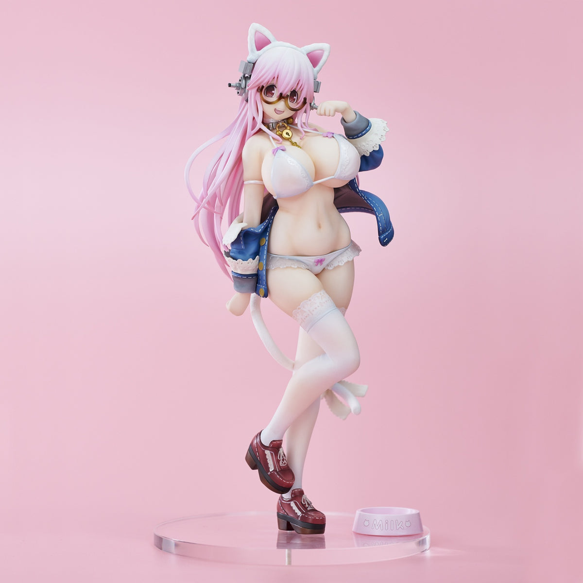 Figurine Sonico Nurse White Cat Ver. Super Sonico