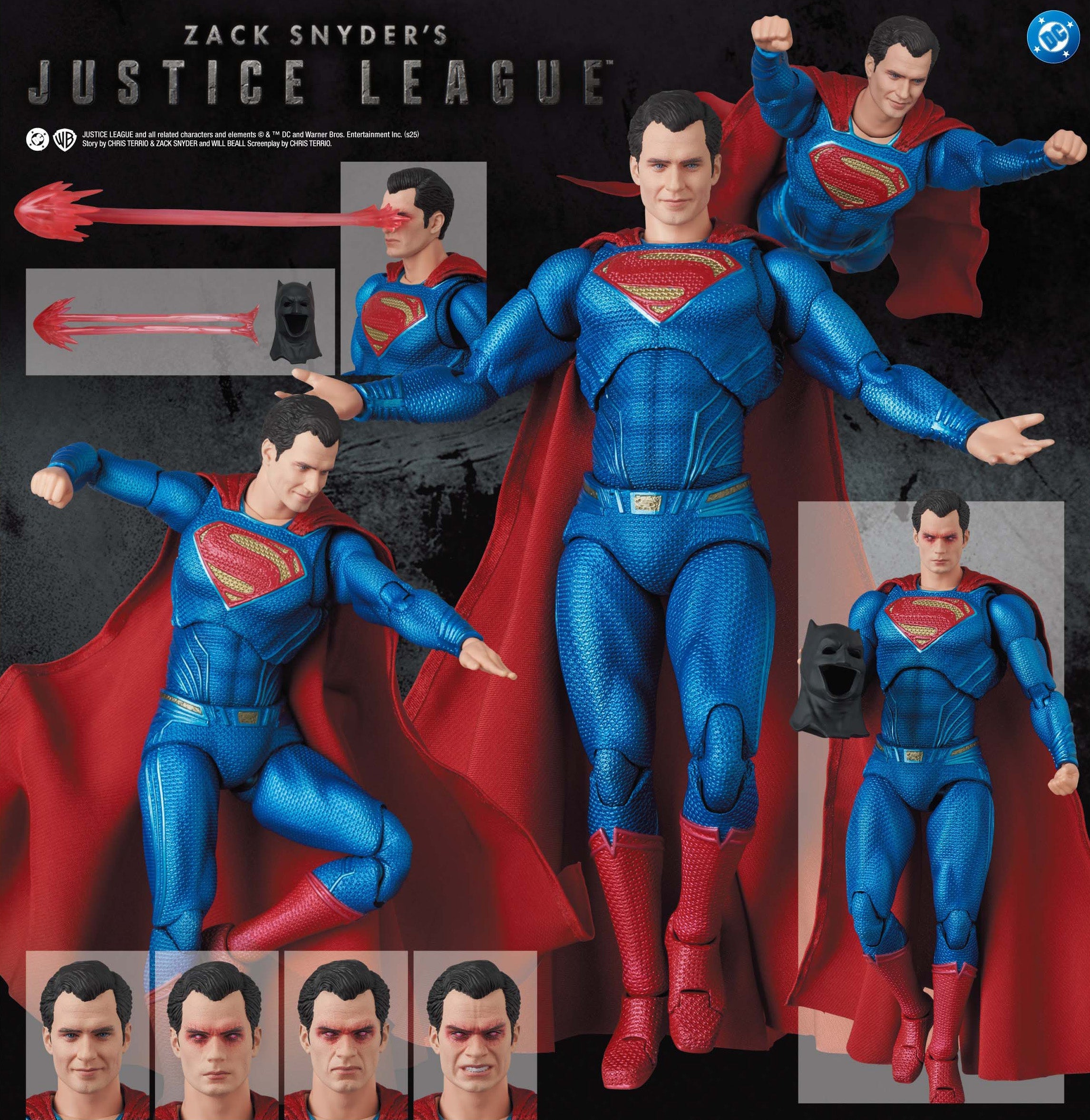 【美品！】MAFEX SUPERMAN 『JUSTICE LEAGUE』 Figurine Superman Justice League Ver. Mafex Superman