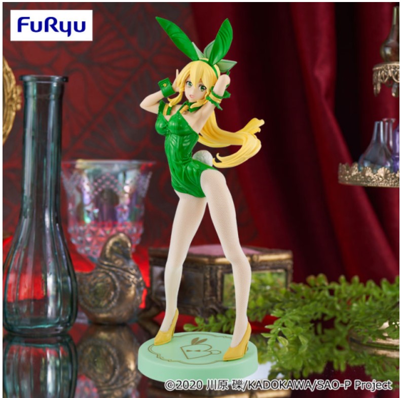 Figurine Leafa Green Ver. BiCute Bunnies Furyu Sword Art Online