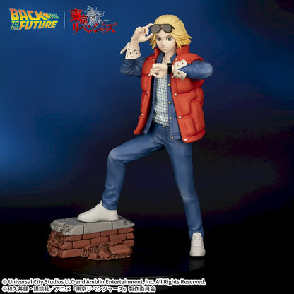 Figurine Mikey x Back to the Future Act/Cut Luminasta Tokyo Revengers 
