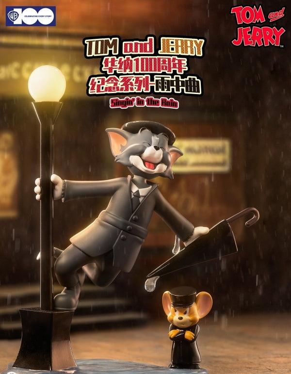 Figurine Tom & Jerry Singing in the Rain Ver. 100th Anniversary Looney Tunes