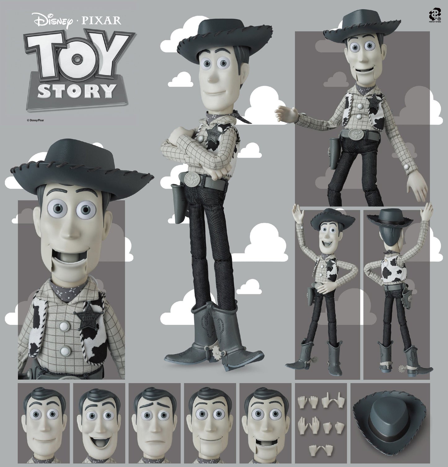 Figurine Woody Black & White Ver. Toy Story
