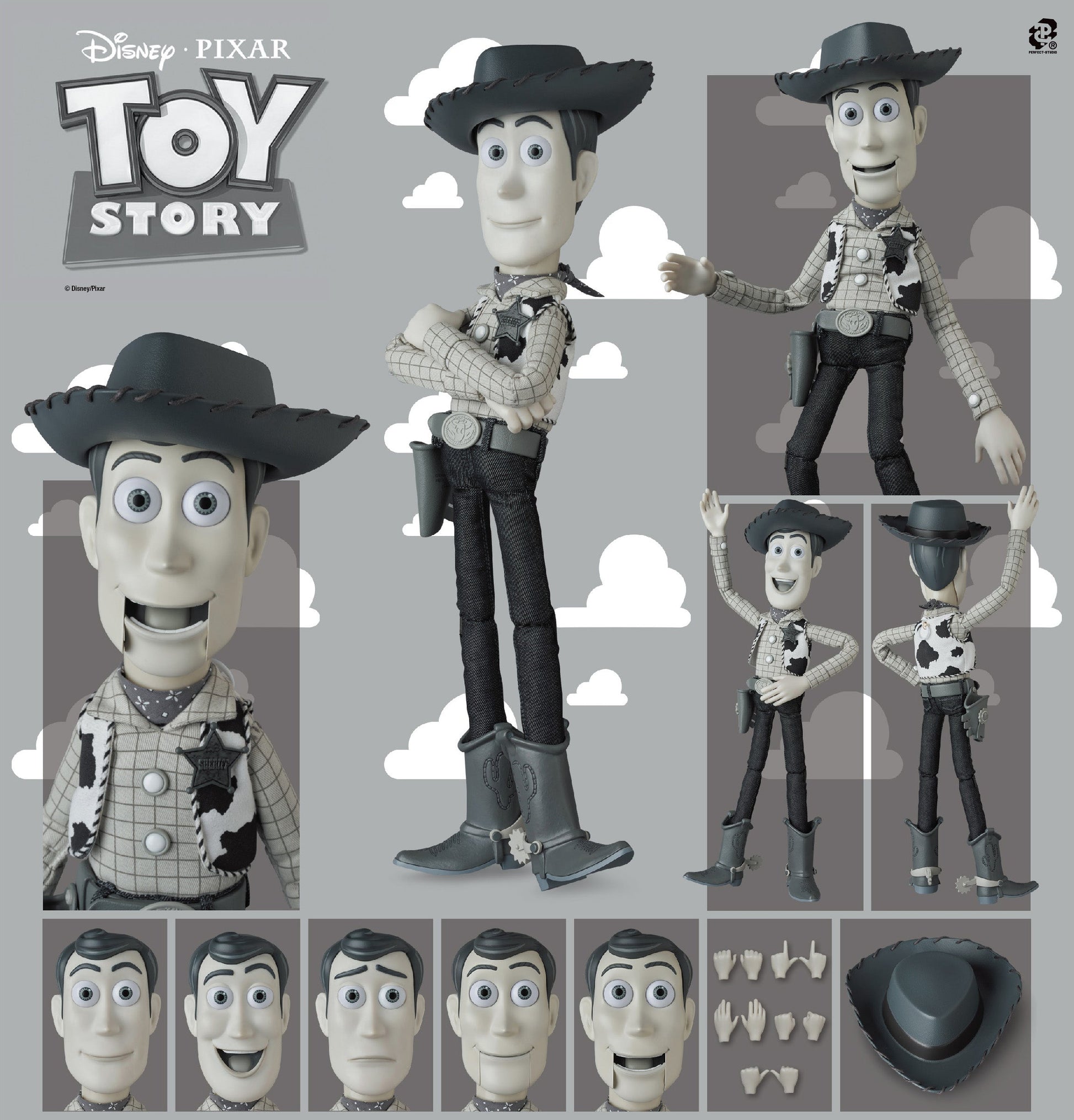 Figurine Woody Black & White Ver. Toy Story