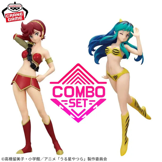 Figurine Lamu & Benten Glitter & Glamours Urusei Yatsura Combo Set