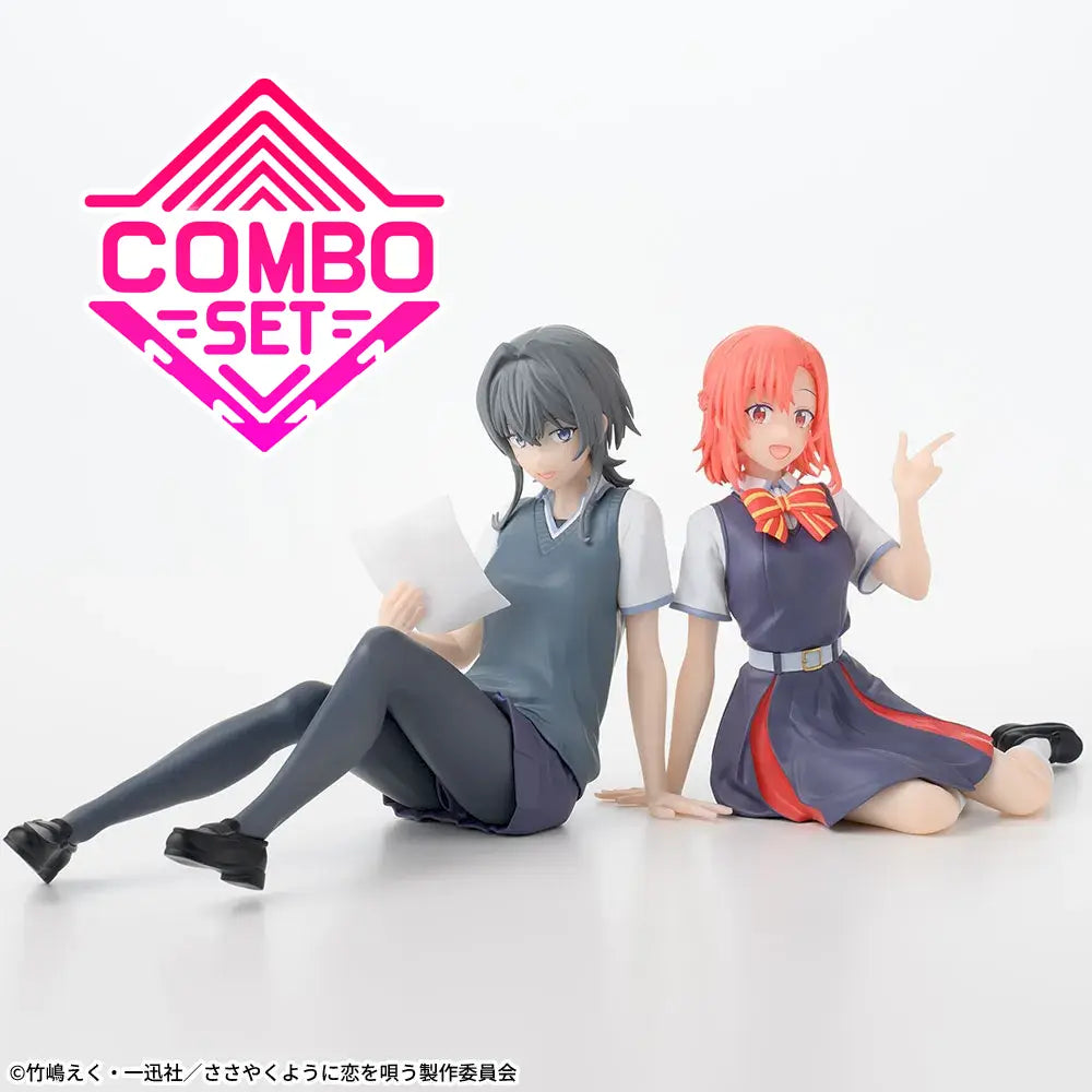 Figurine Himari Kino & Yori Asanagi Chokonose Whisper Me a Love Song Combo Set