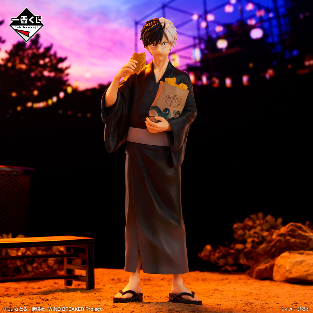 Figurine Haruka Sakura (Last One) Ichiban Kuji Wind Breaker Town's Hero and Festivals Time