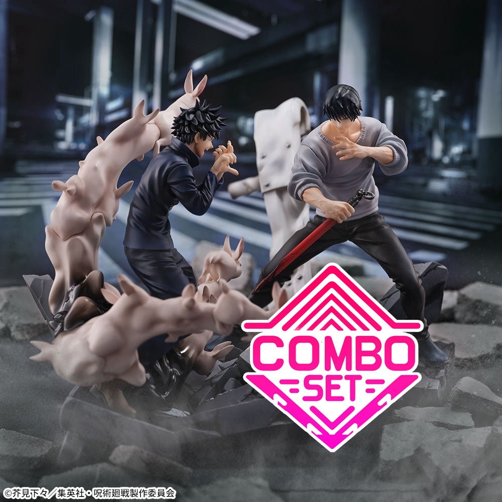 Figurine Megumi VS Toji Fushiguro Encounter Figurizme Luminasta Jujutsu Kaisen Combo Set