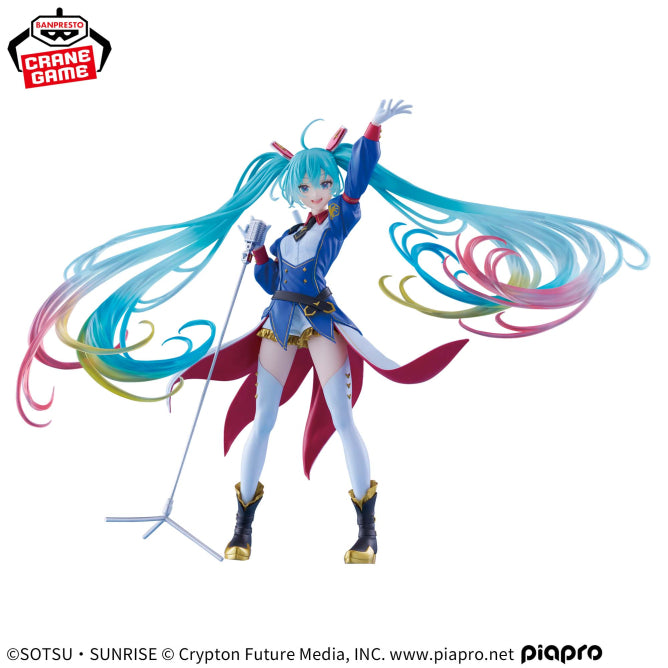 Figurine Hatsune Miku Banpresto Evolve Mobile Suit Gundam x Hatsune Miku