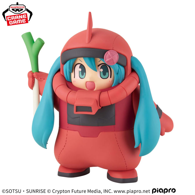 Figurine Hatsune Miku Zaku Red Ver. Mobile Suit Gundam x Hatsune Miku