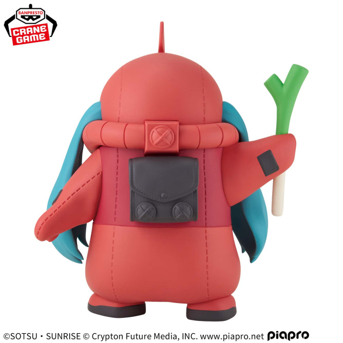 Figurine Hatsune Miku Zaku Red Ver. Mobile Suit Gundam x Hatsune Miku