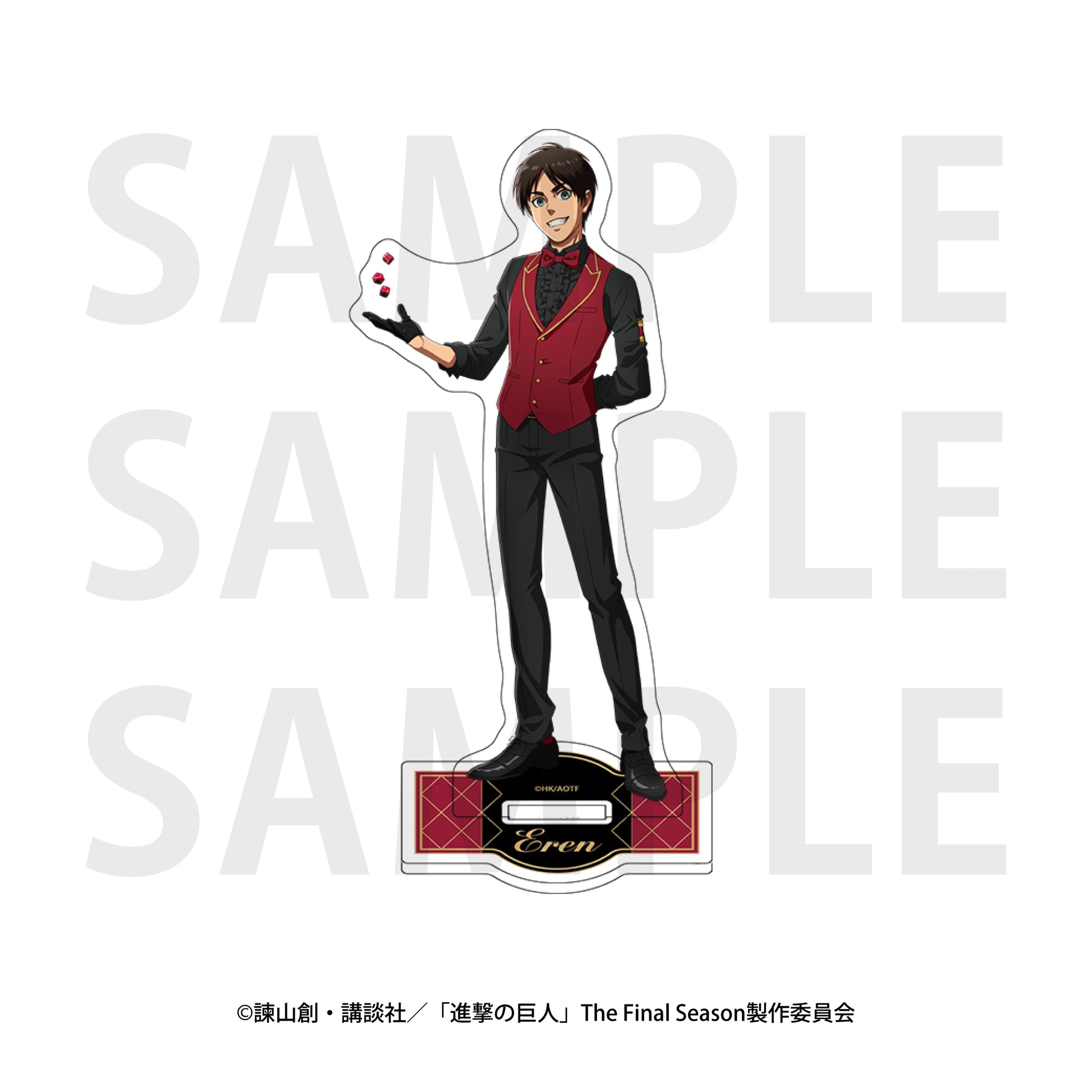 Acrylique Stand Attack on Titan Dealer Ver. Au Choix