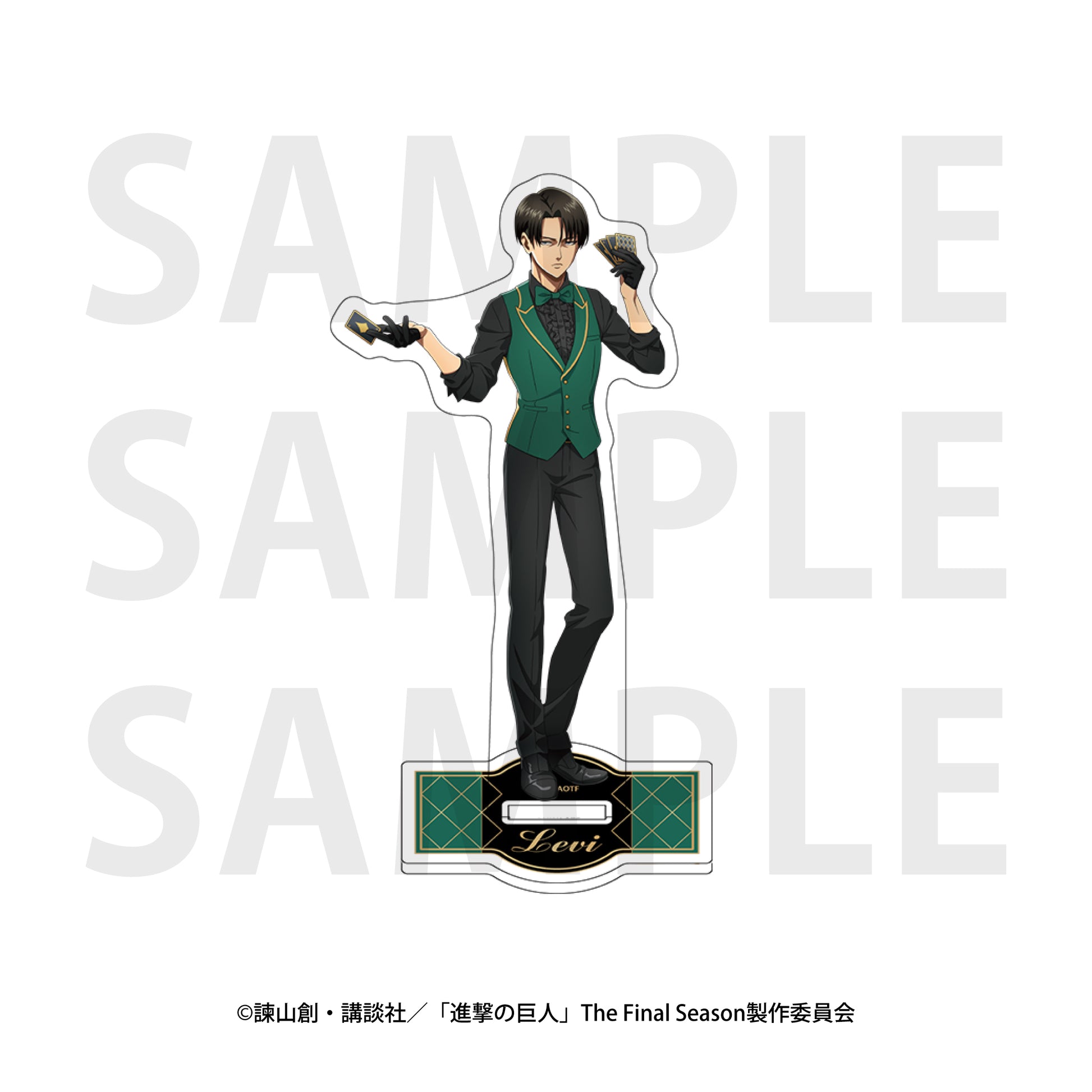 Acrylique Stand Attack on Titan Dealer Ver. Au Choix