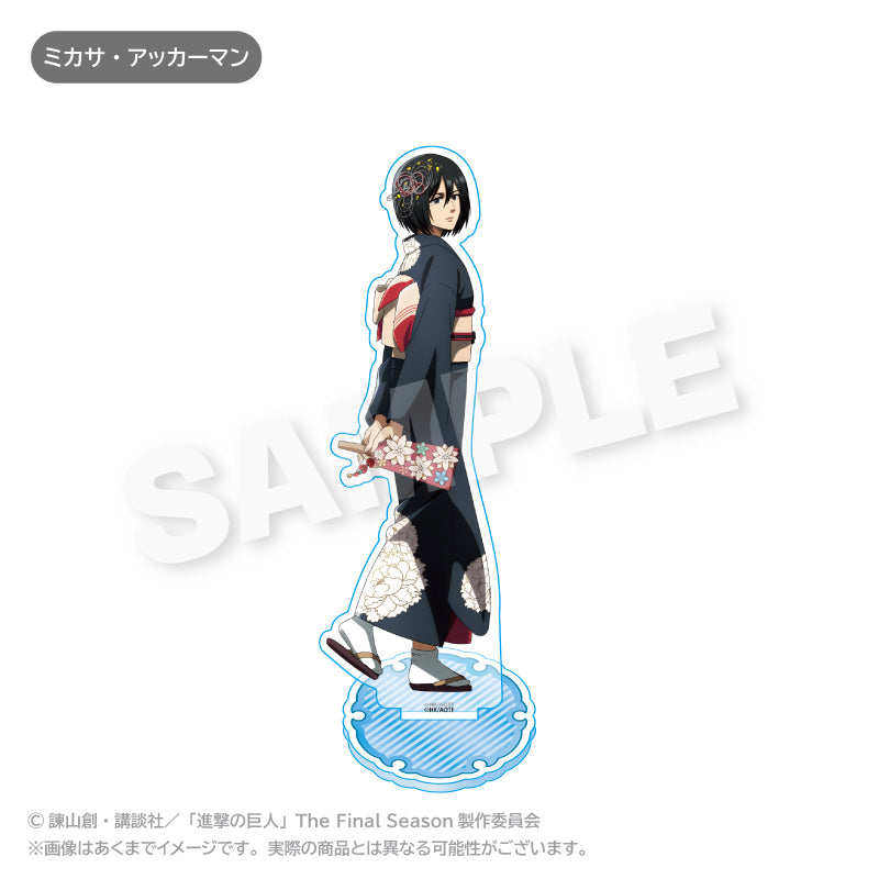 Acrylique Stand Attack on Titan New Year Ver. Au Choix