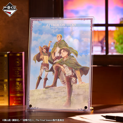 Acrylique Board Attack on Titan (C) Ichiban Kuji Attack on Titan The World Beyond the Walls