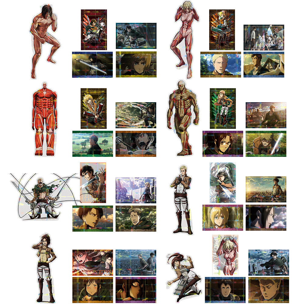 Stickers Attack on Titan B Ver. (H) Ichiban Kuji Attack on Titan The World Beyond the Walls Set Complet