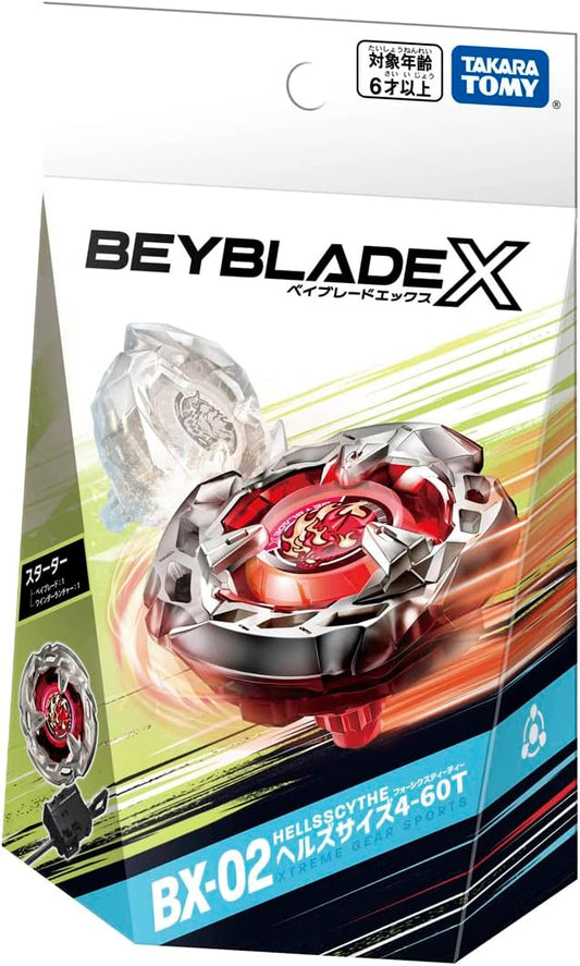 Beyblade X BX-02 Starter Hells 4-60T