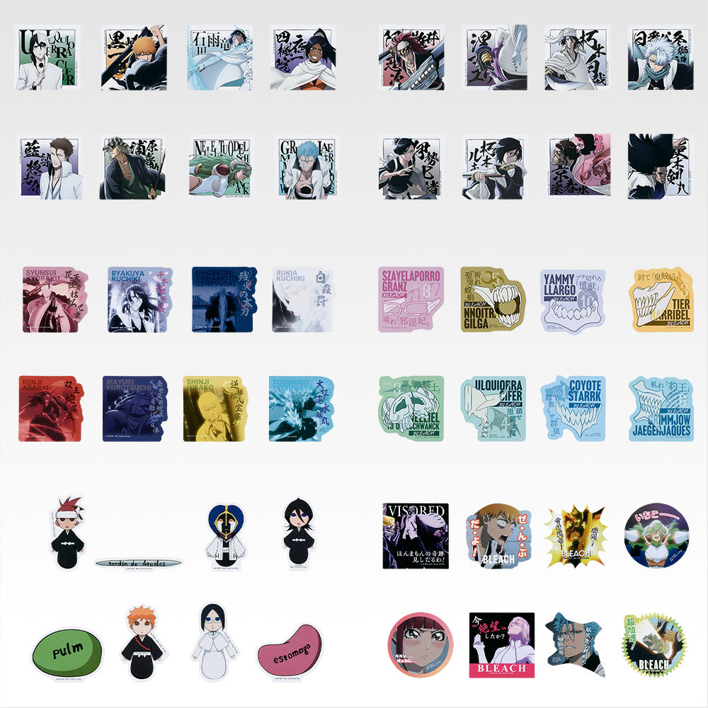 Stickers Bleach (H) Ichiban Kuji Bleach Stirring Souls Vol.03 Set Complet