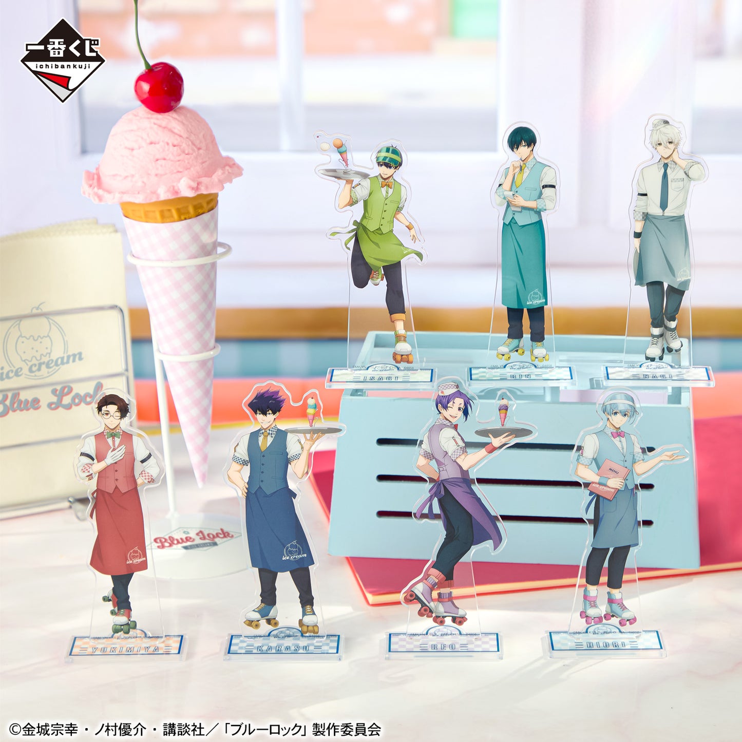 Acrylique Stand Blue Lock (E) Ichiban Kuji Blue Lock Day Off Au Choix