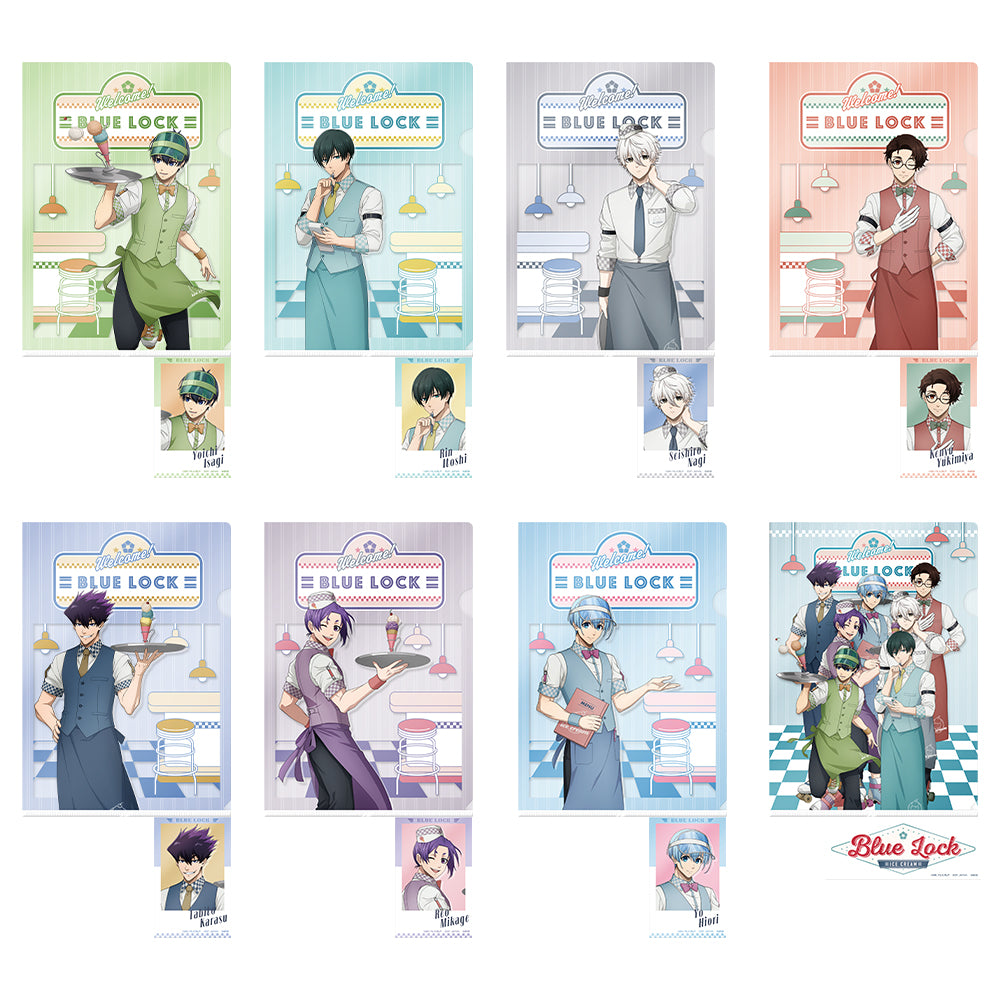 Clearfile & Sticker Blue Lock (G) Ichiban Kuji Blue Lock Day Off Set Complet