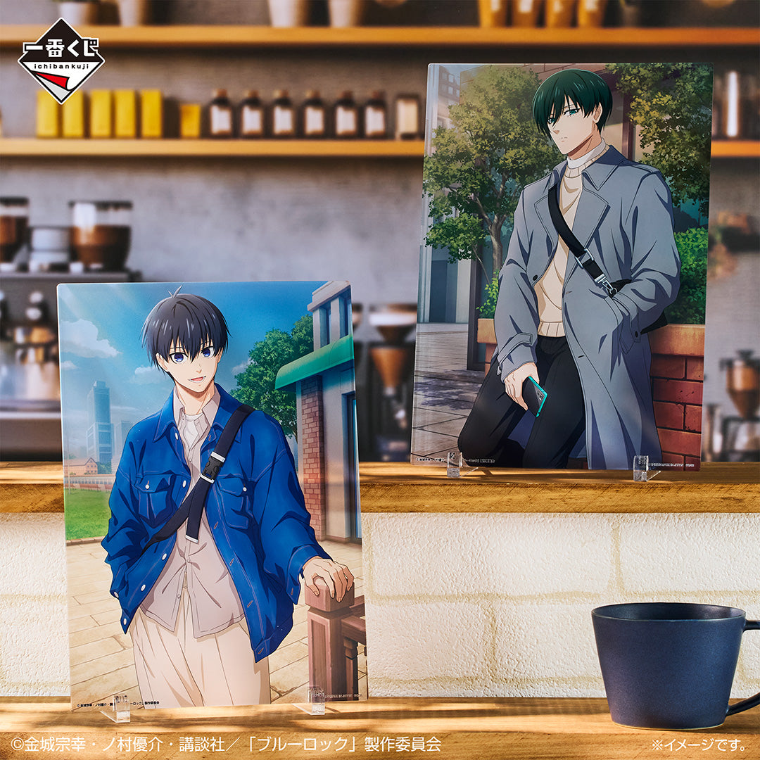 Acrylique Board Itoshi Rin (F) Ichiban Kuji Blue Lock Ready for a Decisive Battle